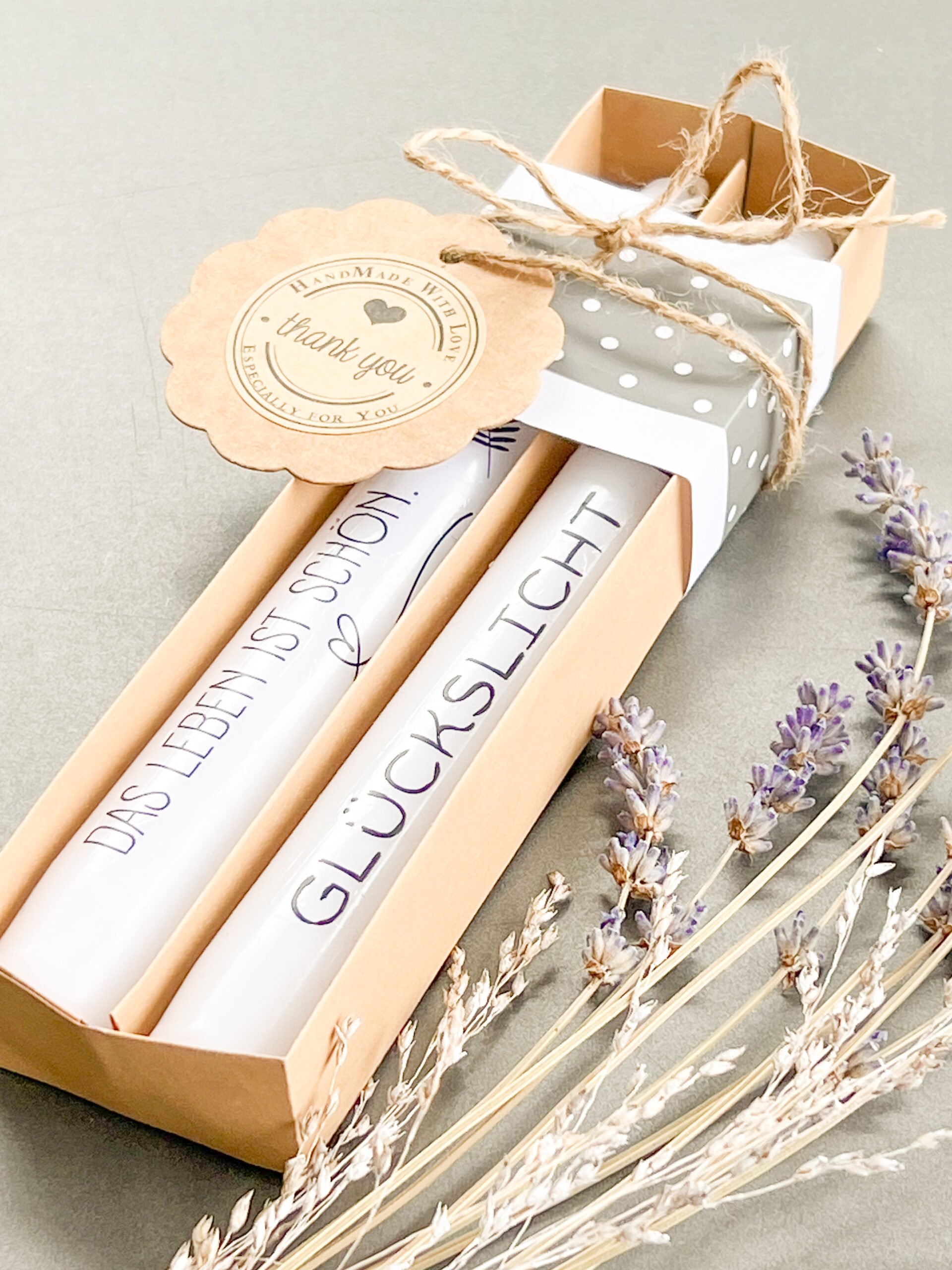 Kerzenlicht schenken DIY