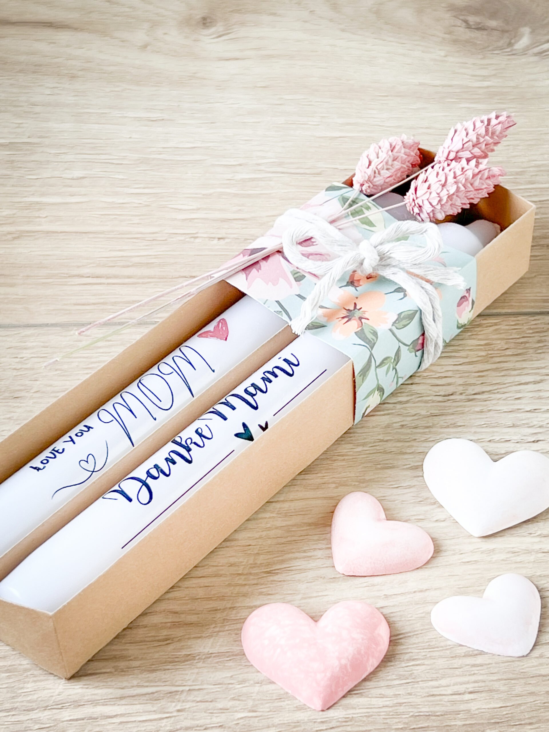 DIY Muttertags Kerzen Set