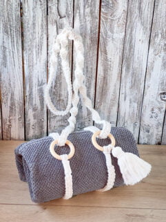 Tragegurt für Yogamatte aus Makramee - fixfertig