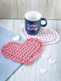 Herz Untersetzer DIY
