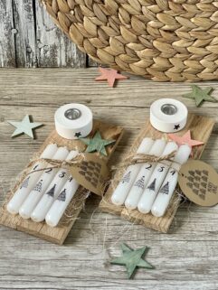 Geschenkset Adventskerzen