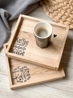 Kaffeetablett - DIY