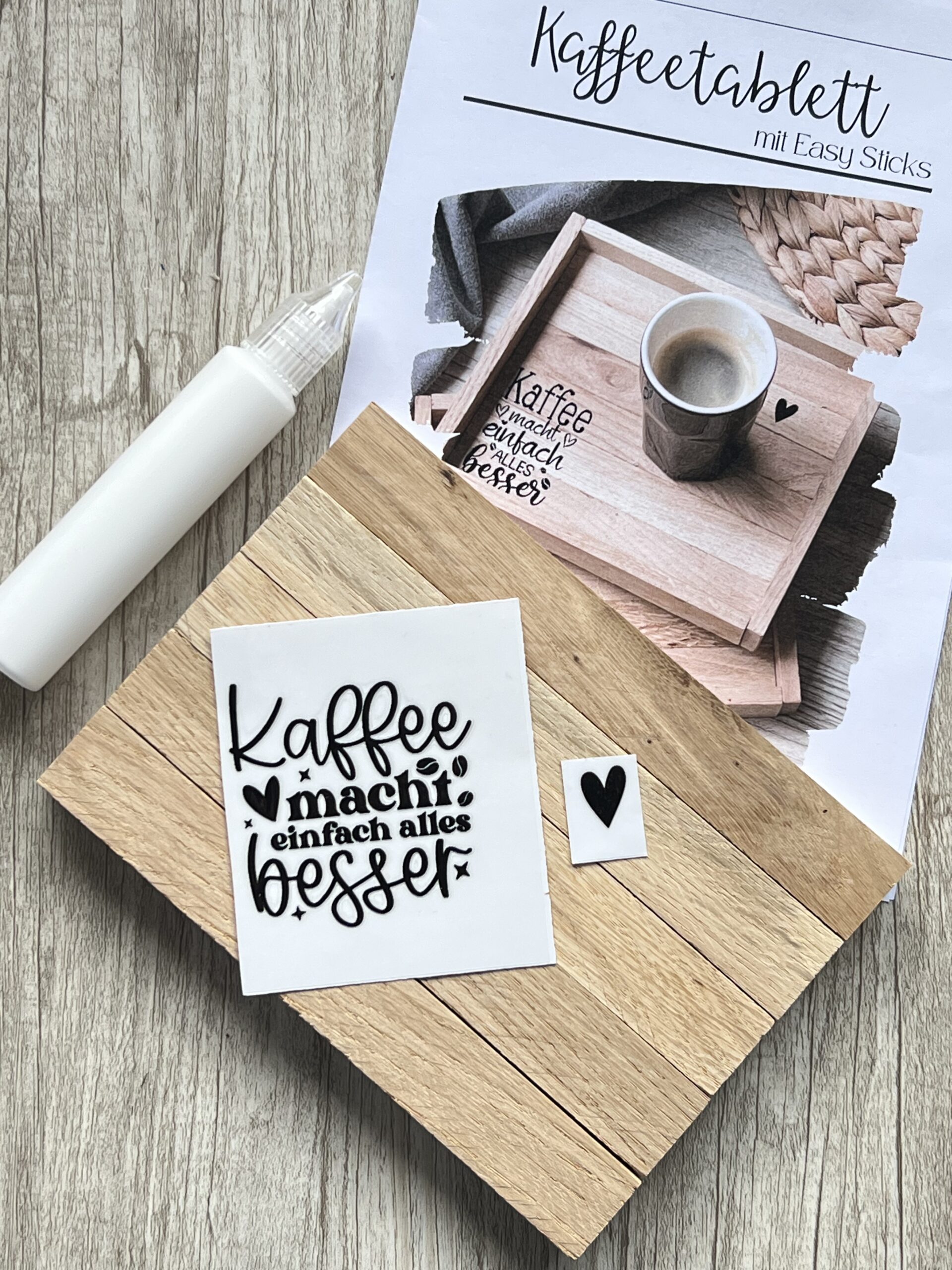 Kaffeetablett - DIY – Bild 2